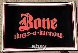 Original 1997 Flocked Bone Thugs n Harmony Blacklight Poster Great Shape