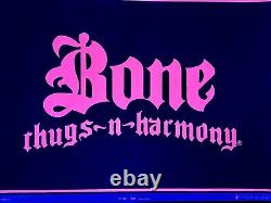 Original 1997 Flocked Bone Thugs n Harmony Blacklight Poster Great Shape