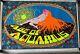 Original Age Of Aquarius Vintage Blacklight Poster Psychedelic 1970's Hip Produc