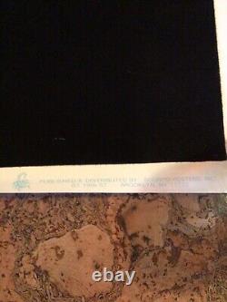 Original Black Light UV Flocked Poster Skull # 1668 Scorpio Posters In 1995