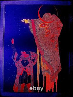 Original Hambly Studios Poster #12 1968 Psychedelic Blacklight Santa Clara CA