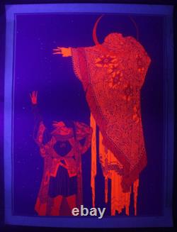 Original Hambly Studios Poster #12 1968 Psychedelic Blacklight Santa Clara CA
