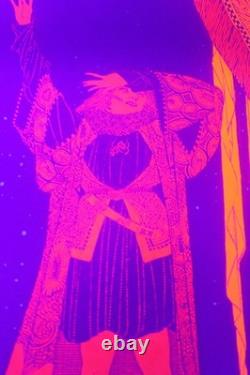 Original Hambly Studios Poster #12 1968 Psychedelic Blacklight Santa Clara CA