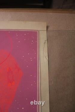 Original Hambly Studios Poster #12 1968 Psychedelic Blacklight Santa Clara CA