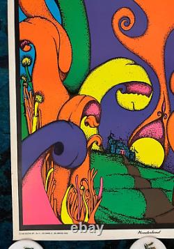Original Poster Middle Earth Lord of the Rings Tolkien Wonderland Psychedelic