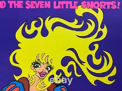 Original Poster Snow Dust Seven Little Snorts Cocaine Drugs Snow White Disney