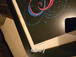Original Velva Print Freedom Flight blacklight poster FRAMED. SOLD AS-IS