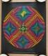 Original Vintage 1968 60s Psychedelic Rhythm Black Light Poster Waspac Parker