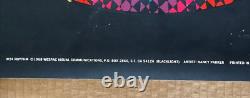 Original Vintage 1968 60s Psychedelic Rhythm Black light Poster Waspac Parker