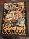 Original Vintage 1970s Convoy Black Light Poster Velvet Psychedelic, 21 X 31 In