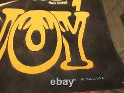 Original Vintage 1970s CONVOY Black light Poster Velvet Psychedelic, 21 x 31 in