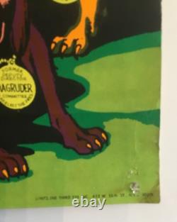 Original Vintage 1973 The Watergate Black Light Poster by Ralph Reese #767 Rare