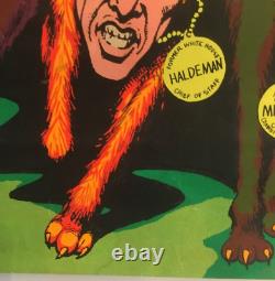 Original Vintage 1973 The Watergate Black Light Poster by Ralph Reese #767 Rare