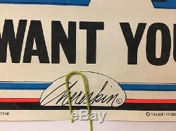 Original Vintage Blacklight Poster 1972 Chereskin I Want You 70s Womens Lib