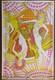 Original Vintage Blacklight Poster Moon Girls Arder&iacute;a Orbit 1969 Celestial Arts