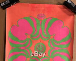 Original Vintage Blacklight Poster Peter Max Come Psychedelic Trippy 1960s Pinup