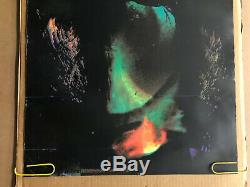 Original Vintage Blacklight Poster Rebirth Woman Psychedelic 1970s Day Glow