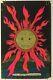 Original Vintage Blacklight Poster Sun God Tom Gatz 1970 Psychedelic Pin-up 70's