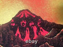 Original Vintage Blacklight Poster The Beatles Mount Rushmore Lost Horizon 1970s