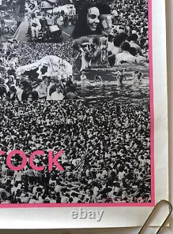 Original Vintage Blacklight Woodstock Poster We Are One 1960s Photo Picture 60s