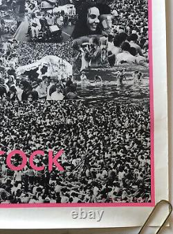 Original Vintage Blacklight Woodstock Poster We Are One 1960s Photo Picture 60s