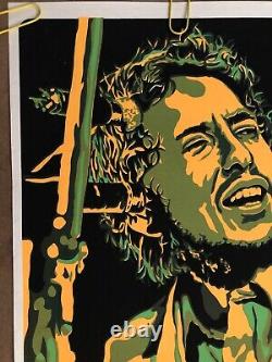 Original Vintage Poster Bob Dylan Beeghley Black Light Pin Up Music Memorabilia