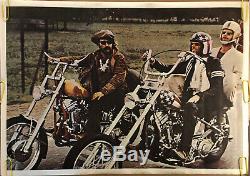 Original Vintage Poster Easy Rider Movie Memorabilia Dennis Hopper Peter Fonda