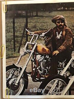 Original Vintage Poster Easy Rider Movie Memorabilia Dennis Hopper Peter Fonda