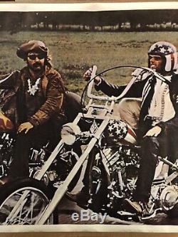 Original Vintage Poster Easy Rider Movie Memorabilia Dennis Hopper Peter Fonda