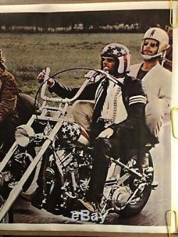 Original Vintage Poster Easy Rider Movie Memorabilia Dennis Hopper Peter Fonda