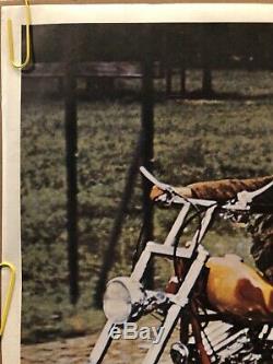 Original Vintage Poster Easy Rider Movie Memorabilia Dennis Hopper Peter Fonda