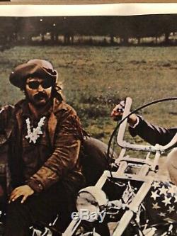 Original Vintage Poster Easy Rider Movie Memorabilia Dennis Hopper Peter Fonda