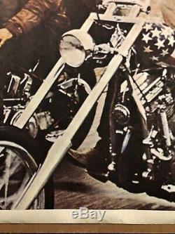 Original Vintage Poster Easy Rider Movie Memorabilia Dennis Hopper Peter Fonda