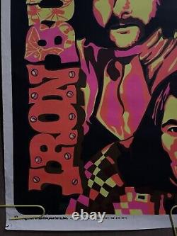 Original Vintage Poster Iron butterfly blacklight Beeghly 1969 music Pin Up