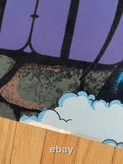 Original Vintage Poster Neon vampire 1979 pro Arts Black Light Head Shop 20x28