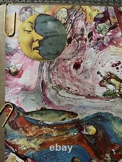 Original Vintage Poster Peter Max Midgets Dream Pin Up Art Abstract Head Shop