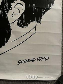 Original Vintage Poster Sigmund Freud what's on man mind sex woman psychedelic