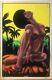Original Vintage Poster Sunkist Afro Nude Blacklight Pin-up 1976 Black Culture