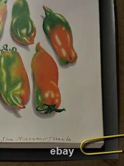 Original Vintage Poster school of visual arts Milton glazer peppers 1980s