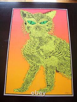 Original Vintage Psychedelic Black Light Poster By Joe Roberts Jr