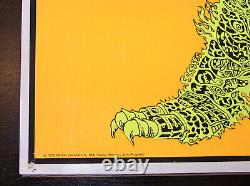 Original Vintage Psychedelic Black Light Poster By Joe Roberts Jr