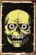 Original Vtg 1976 Skull Velvet Blacklight Poster Stranger Things Eddie Flawed