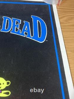 Original Vtg Grateful Dead Dancing Bears RARE 35x23 Blacklight Poster 1996