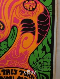 Original vintage Poster drugs Will They Turn You On Or Turn You Off Psychedelic
