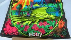 Original vintage blacklight poster The Castle 1970 by Dutchmen Press Sausalito