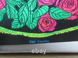 Original vintage blacklight poster The Castle 1970 by Dutchmen Press Sausalito