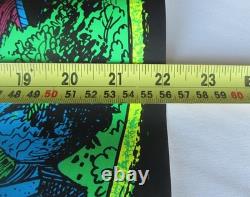 Original vintage blacklight poster The Castle 1970 by Dutchmen Press Sausalito