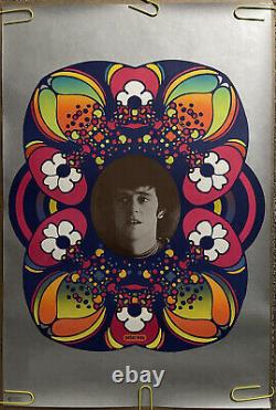 Original vintage poster peter Max Donovan psychedelic 1960s flowers floral