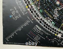 Out Of Print Rare 1981 Map Of Universe Celestial Arts Poster Glow In The Dark