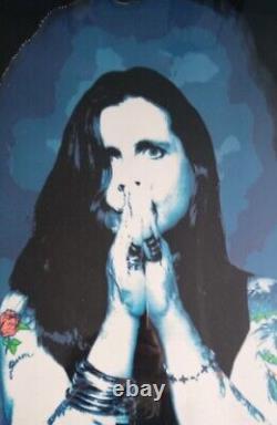 Ozzy Osbourne NO MORE TEARS Vintage Velvet Black Light Poster 1996 RARE READ